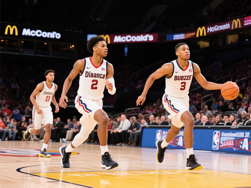 麦当劳高中全明星:第26届新星皮特森、迪班察、布泽尔耀眼登场 在篮球的广阔舞台上,每年都有无数年轻球员